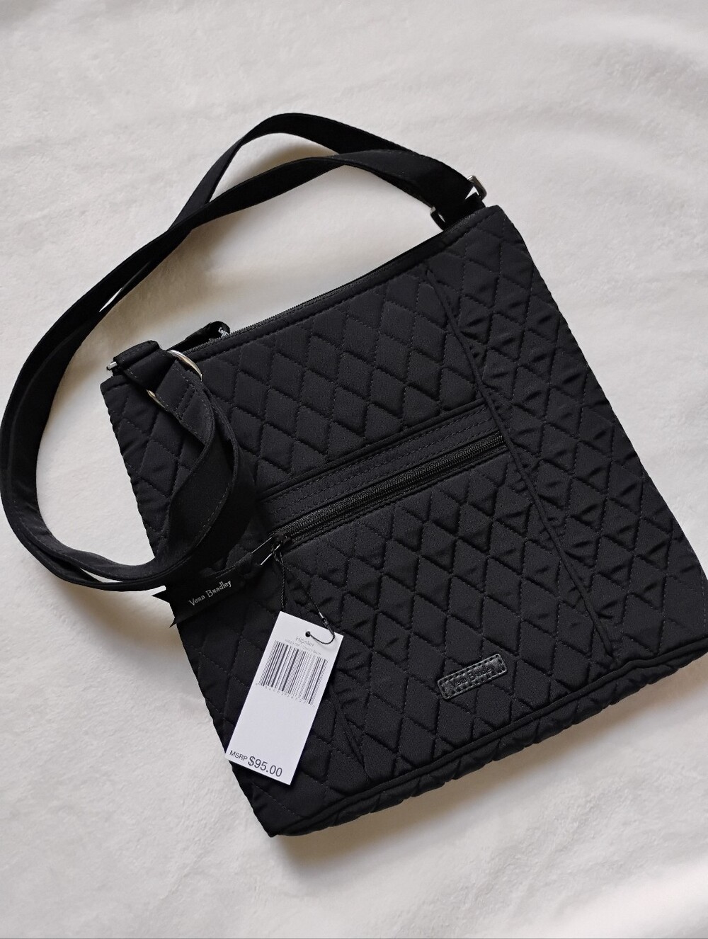 Vera Bradley Black Quilted Crossbody Bag